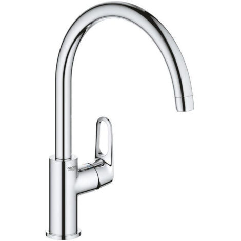 GROHE Start Flow Miscelatore da cucina  bocca girevole  cromo