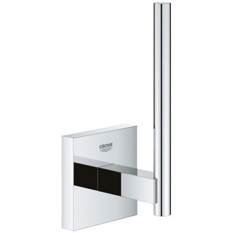 GROHE QuickFix - Start Cube - Riserva di carta - Finitura Cromata 40979000 (a vite o a colla)