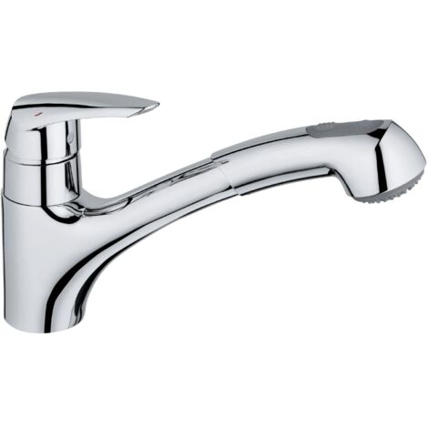 GROHE Miscelatore lavabo EURODISC con doccetta estraibile 32257001