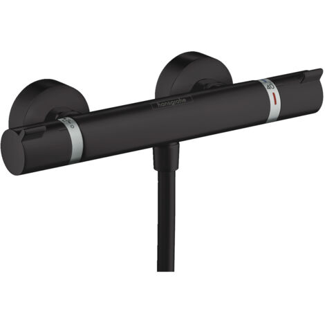 HANSGROHE Termostatico per doccia Ecostat Comfort Miscelatore Nero opaco 13116670 (1/5)