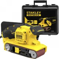 Tornio a nastro da 1010 W, velocità 390 m/min, piano 533 x 76 mm, cablato e compatto STANLEY Fatmax FMEW204K-QS - Con valigetta e 1 abrasivo