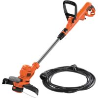 BLACK+DECKER Tagliabordi a filo 550 W, 30 cm + prolunga elettrica da 10 m - BESTA530C10-QS