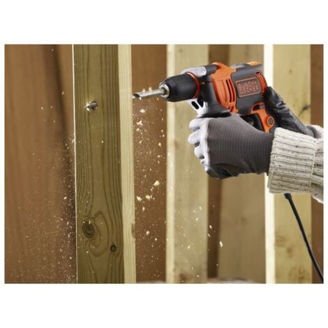 Taladro Percutor BLACK DECKER beh710K 710W con maletín 