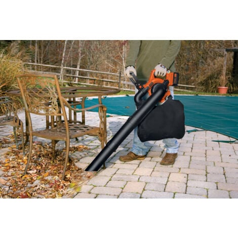 Aspirador, soplador y triturador de hojas sin cable - 36 V - 2 Ah - Potencia de aspiración: 3,4 m3/min - Capacidad: 17 L (GWC3600L20-QW)