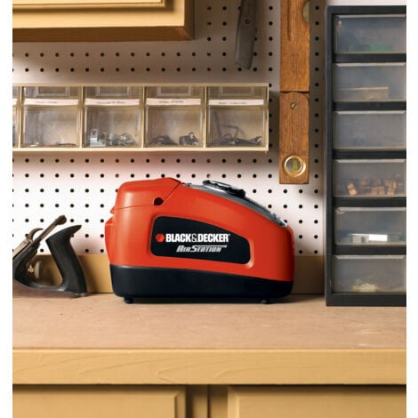 Inflador-compresor con cable - 11 bar - 160 PSI - Encendedor 220 V o 12 V - Suministrado con 1 aguja y 2 puntas (ASI300-QS)
