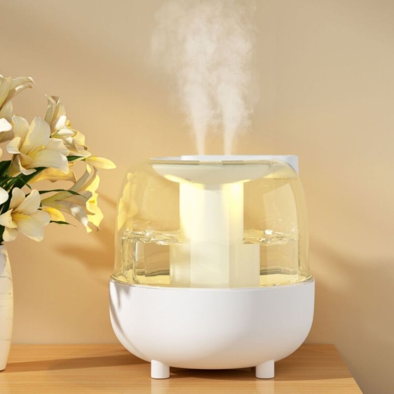 Rain Cloud Humidificateur goutte à goutte, contrôle par application,  diffuseur de nuage avec 5 huiles essentielles, 7 couleurs changeantes,  humidificateur de champignon pour dormir, relaxant, bruit de goutte, blanc  : : Santé