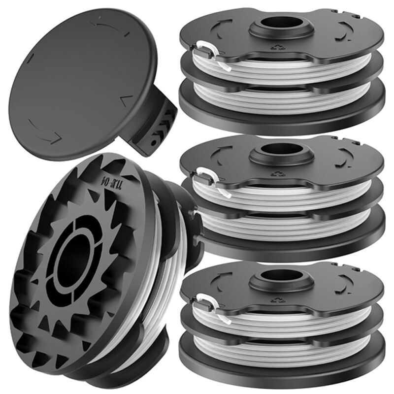 Lot De 6 Bobines De Fil Nylon 1.6mm Pour Débroussailleuse Parkside PRTA 20-Li - Rechange à Alimentation Automatique