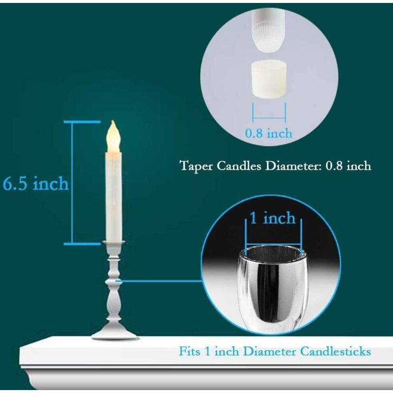 Ensemble De 5 Bougies S Flamme Scintillantes, Décoration Maison