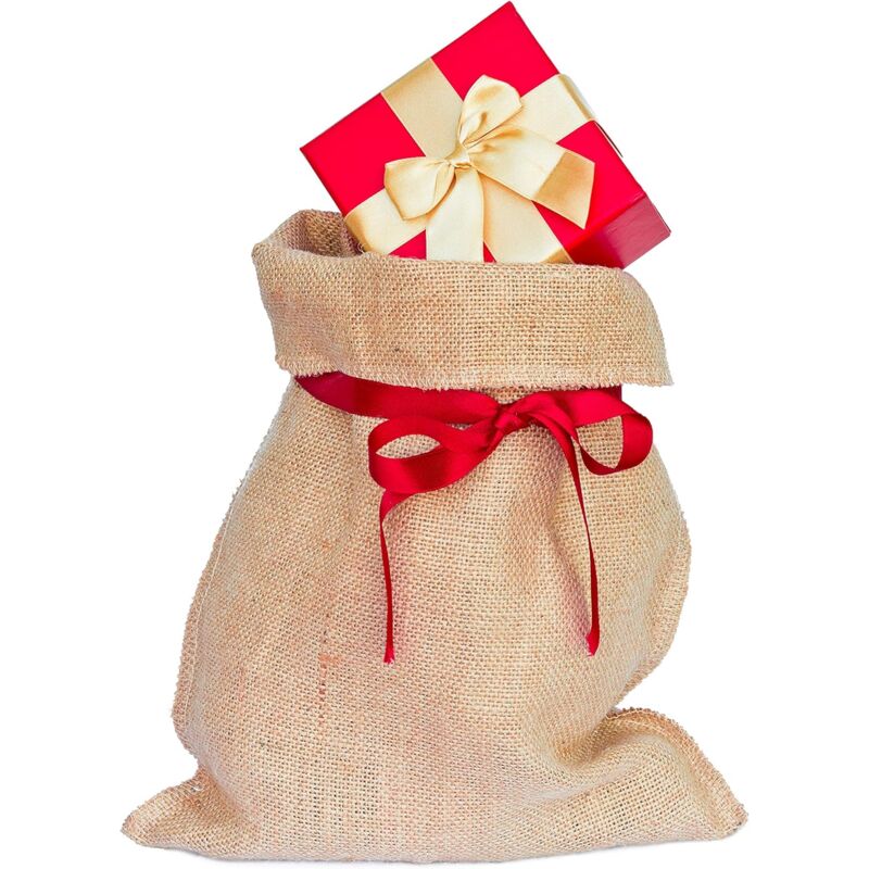 Petit Sac Cadeau En Toile De Jute Vierge Ou à Personnaliser