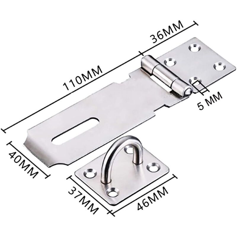 3/4/5 Pouces Cadenas Moraillon Et Staple Set Porte Acier Inox Porte Cadenas Anti Vol Porte.jpg Q90.jpg