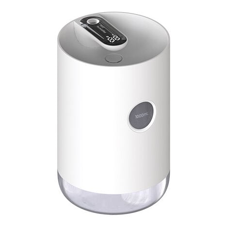 Mini Humidificateur d'air USB Ultrasonique avec 7 Couleurs de Lumière  Breath, Arrêt Automatique, Mode 2 Brumes, pour Chambre, Bureau, Auto,  Maison, Bébé ( Gris) JM