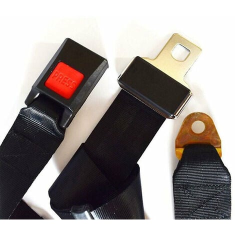 TONCHEAN Harnais,Lot de 2 ceintures de sécurité universelles réglables Harnais de sécurité réglable à 2 points Ceinture de sécurité simple double -