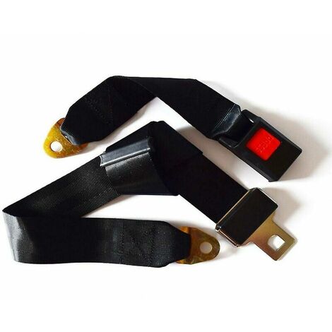 TONCHEAN Harnais,Lot de 2 ceintures de sécurité universelles réglables Harnais de sécurité réglable à 2 points Ceinture de sécurité simple double -