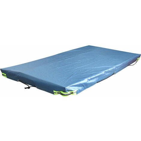 TONCHEAN Bâches et filets de remorque,Telone impermeabile per rimorchio, copertura di protezione UV 208  114  13 cm (blu reale)
