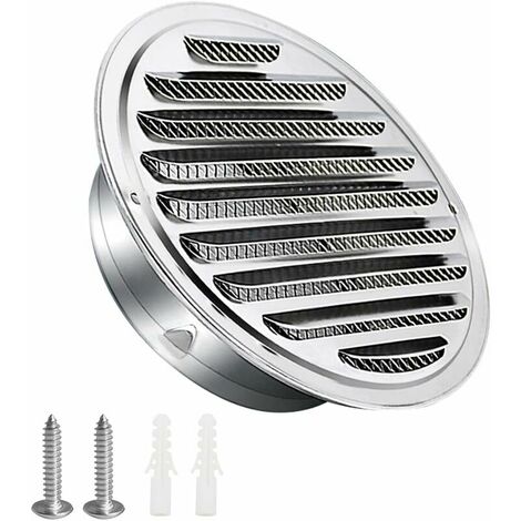 Grille estampée en anthracite Ø 100 mm