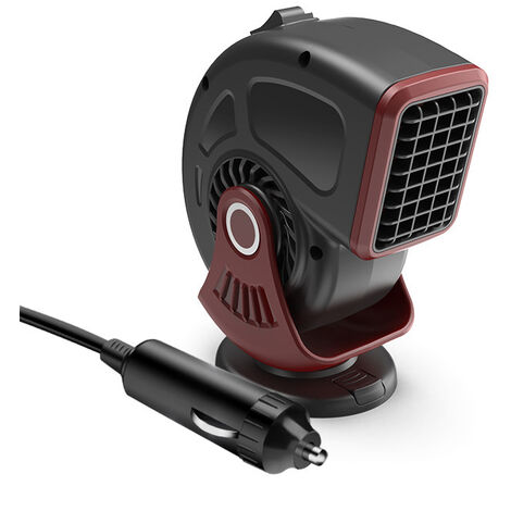 Chauffage Voiture 12V/24V Portable - Dégivrage Rapide Pare-brise, 2 En 1 Chauffage/ventilateur