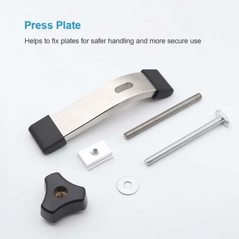 Jeu De Pinces De Maintien à Action Rapide En Métal Pour Outil De Menuiserie T Slot Pour Bois 65084353