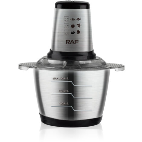 Hachoir Électrique 1500W - 6L Capacité Maxi - 3 Vitesses - Parfait Pour Viande Et Légumes