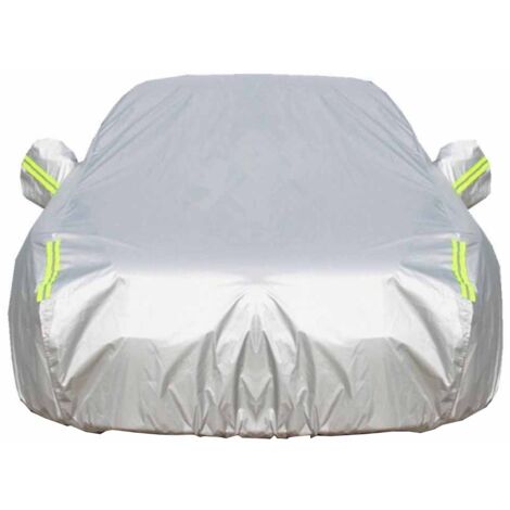 Housse de voiture extérieure 190t housse de protection imperméable à l'eau, compartiment ouvert, doublure en coton respirant, protection UV berline, poussière de neige 4.51.751.5 TONCHEAN