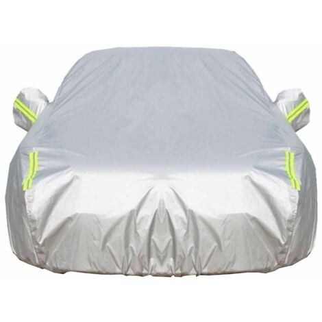Housse de voiture extérieure 190t housse de protection imperméable à l'eau, compartiment ouvert, doublure en coton respirant, protection UV berline, poussière de neige 4.151.71.5 TONCHEAN