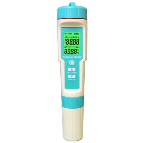 Ueomul pH Messgerät 3 IN 1 mit TDS Temperatur Multi-Parameter-Tester 0,01 Auflösung hohe Genauigkeit wasserdicht IP67 Wasserqualität Tester mit automatischer Temperaturkompensation