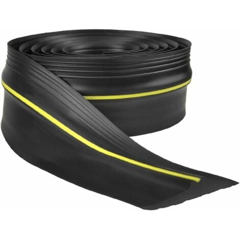 Joint de porte de garage 3m, Joint de seuil de porte de garage, seuil porte garage joint porte garage universelle, Remplacement de coupe-froid en caoutchouc résistant aux intempéries