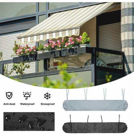 Housse De Rangement Imperméable Pour Auvent - Taille 2,5 M, Tissu Oxford 300D - Protection Hiver, Anti-poussière - 10