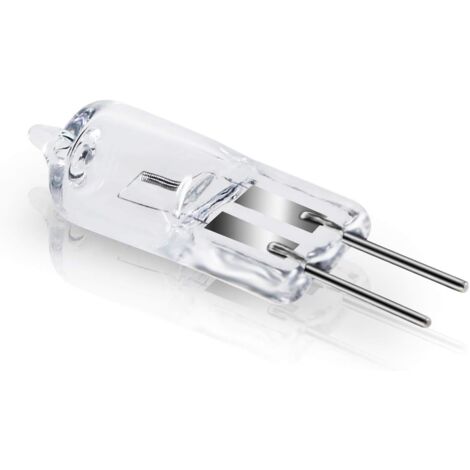 Ampoules Halogènes G4, Lampe de Base à Broche Halogène G4 12V 20W, 2800K Blanc Chaud Gradable G4 Lampe à Capsule Transparente Lot de 10
