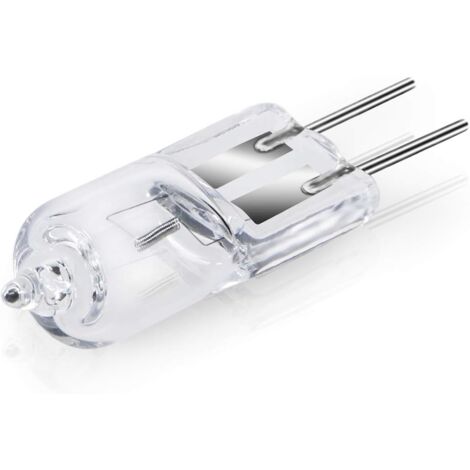 Ampoules Halogènes G4, Lampe de Base à Broche Halogène G4 12V 20W, 2800K Blanc Chaud Gradable G4 Lampe à Capsule Transparente Lot de 10