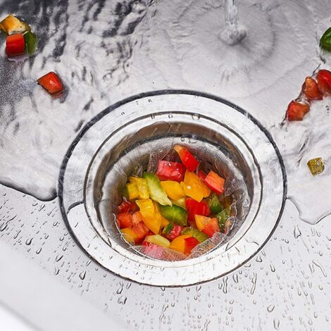 Manhegari Attrape-Nourriture Pour Évier,Filet Piège À Déchets