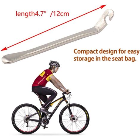 Kit D'outils De Réparation Vélo - Démontre-pneu, Dérive-chaîne, Pince - Marque West Biking - Noir