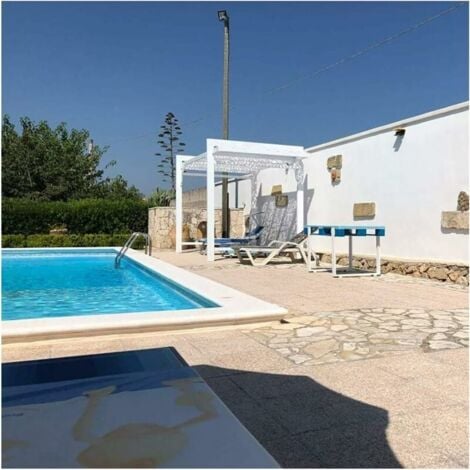Filet de Protection Solaire pour Jardin, Filet de Camouflage Filet d'ombrage Auvent du Soleil de Bâche de Tente D'isolation pour la Serre Cachée Jardin, Couche Double, Blanc, 3x5m