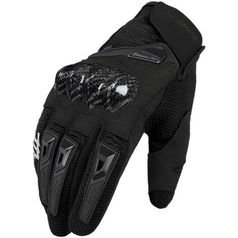 Gants Moto Homme Harssidanzar SM058EU – Respirants, Avec écran Tactile, Paume Antidérapante, Protection Poignets