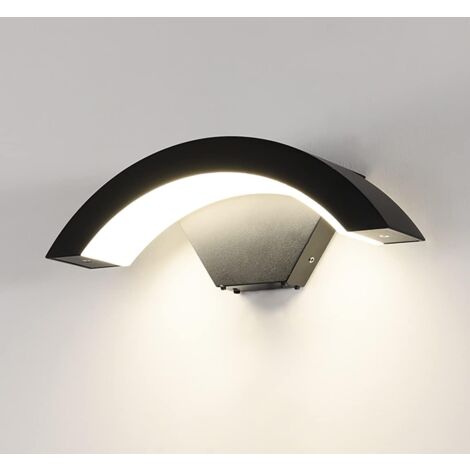 Applique murale d'extérieur LED 18 W/Boîtier en aluminium - Étanche IP65 - Convient pour l'intérieur et l'extérieur (18W)