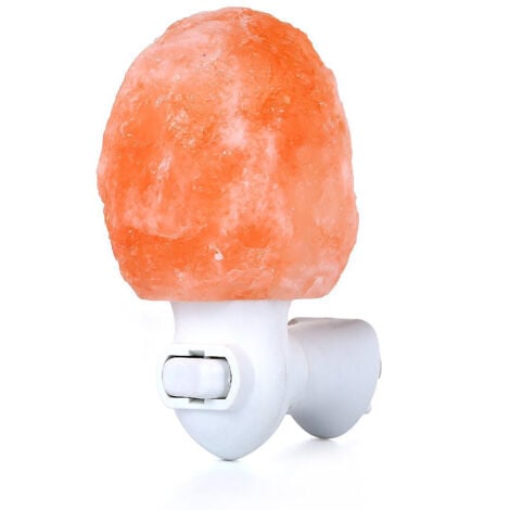 Veilleuse-15W Lampe à Sel Himalaya en Cristal Naturelle 400g [Classe énergétique A+]