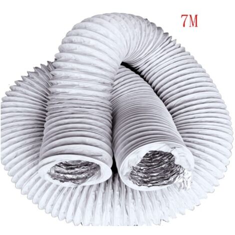 Tuyau D'Évacuation Pour Climatiseur Portable - Diamètre 15 Cm, Longueur 3 M - Flexible Renforcé Acier - Pour Sèche-linge, Déshumidificateur - 13