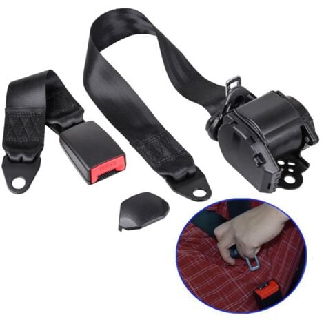 Ceinture de sécurité du conducteur de voiture trois points rétractable automatique roll bus camion trois points ceinture de sécurité ceinture de sécurité 4.8cm 3.8m