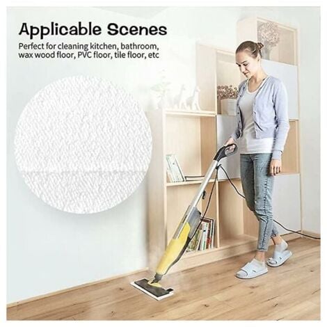 Lot de 5 Karcher Karcher Nettoyeur Vapeur Accessoires Velcro SC5 4 3 2 Lingettes Vadrouille