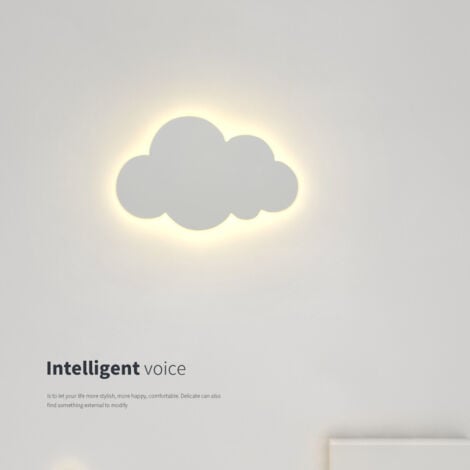 Applique murale moderne pour l'intérieur - abat - jour en acrylique avec LED intégrées - changement de lumière tricolore
