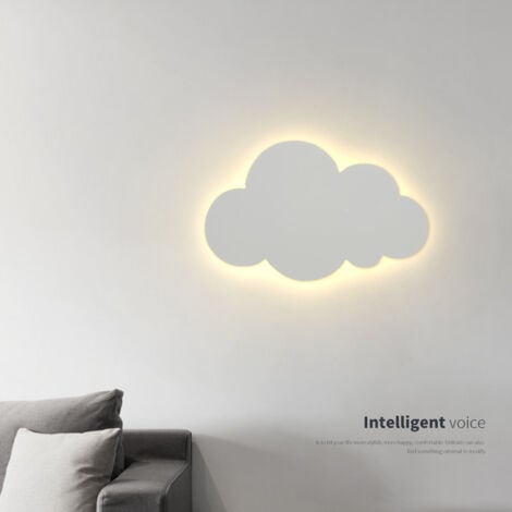 Applique murale moderne pour l'intérieur - abat - jour en acrylique avec LED intégrées - changement de lumière tricolore