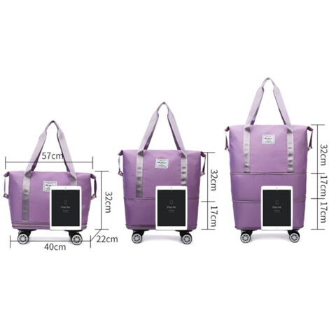 3 Sacs Cabas Réutilisables VENO - Base Renforcée, 23.5L, Pliables, Pour Courses Et Rangement