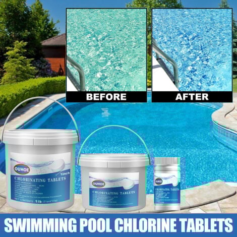 Clarifiant Désinfectant en Pastilles de Chlore pour Piscines Spa 1 Seau