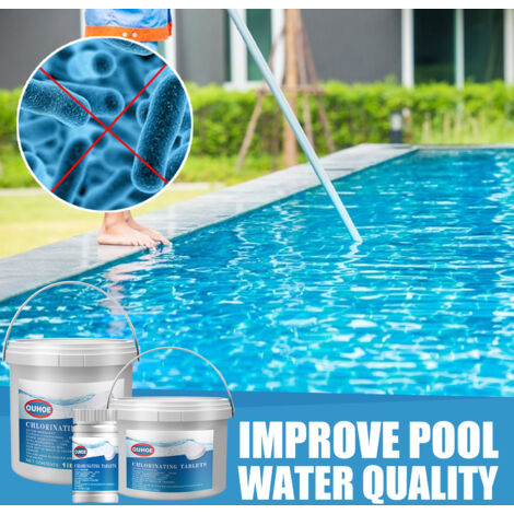 Clarifiant Désinfectant en Pastilles de Chlore pour Piscines Spa 1 Seau