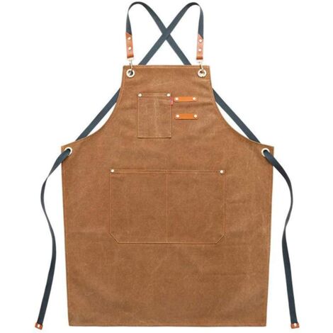 Tabliers Pour Hommes Et Femmes, Tablier De Chef De Cuisine Avec 3