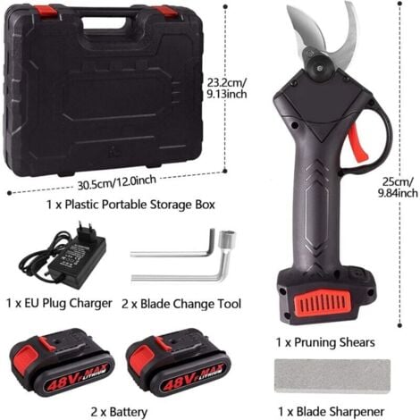 Sécateur Polyvalent, Sécateur Manuel Antidérapant Avec Prise