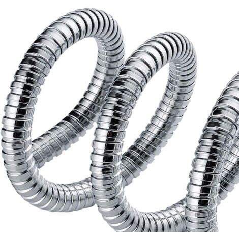 Flexible De Douche Extra-long 2m (79") Acier Inoxydable - Anti-torsion - Raccord Universel G1/2