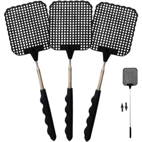 Tapette à Mouches Télescopique En Plastique - En Acier