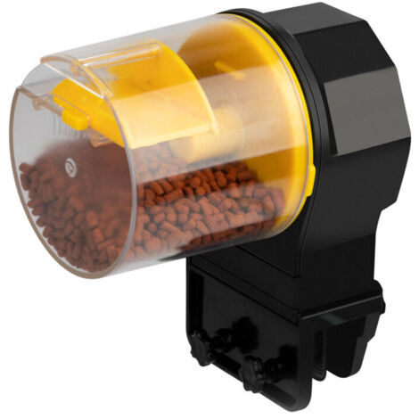 Distributeur De Nourriture Anti-éclaboussures Pour Perruches/perroquets - Mangeoire Automatique Transparente Pour Cage, Dimensions ~8.5x7.5x21 Cm