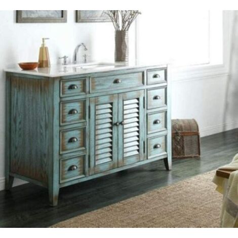 Boutons De Porte En Céramique Gris Et Blanc Vintage Shabby