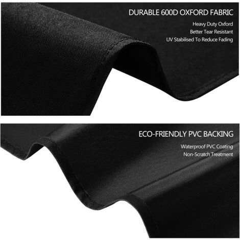 Housse Transat Extérieur Oxford 600D - Imperméable Anti-UV 200x75x40cm - Protection Intempéries